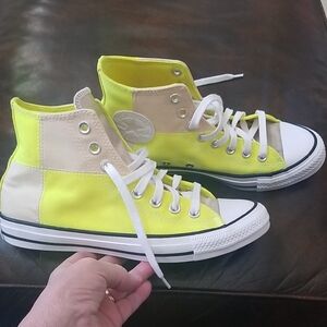 Converse All Star Unisex Chuck Taylor Hi Top UV Activated Lemon Venum Sneakers
